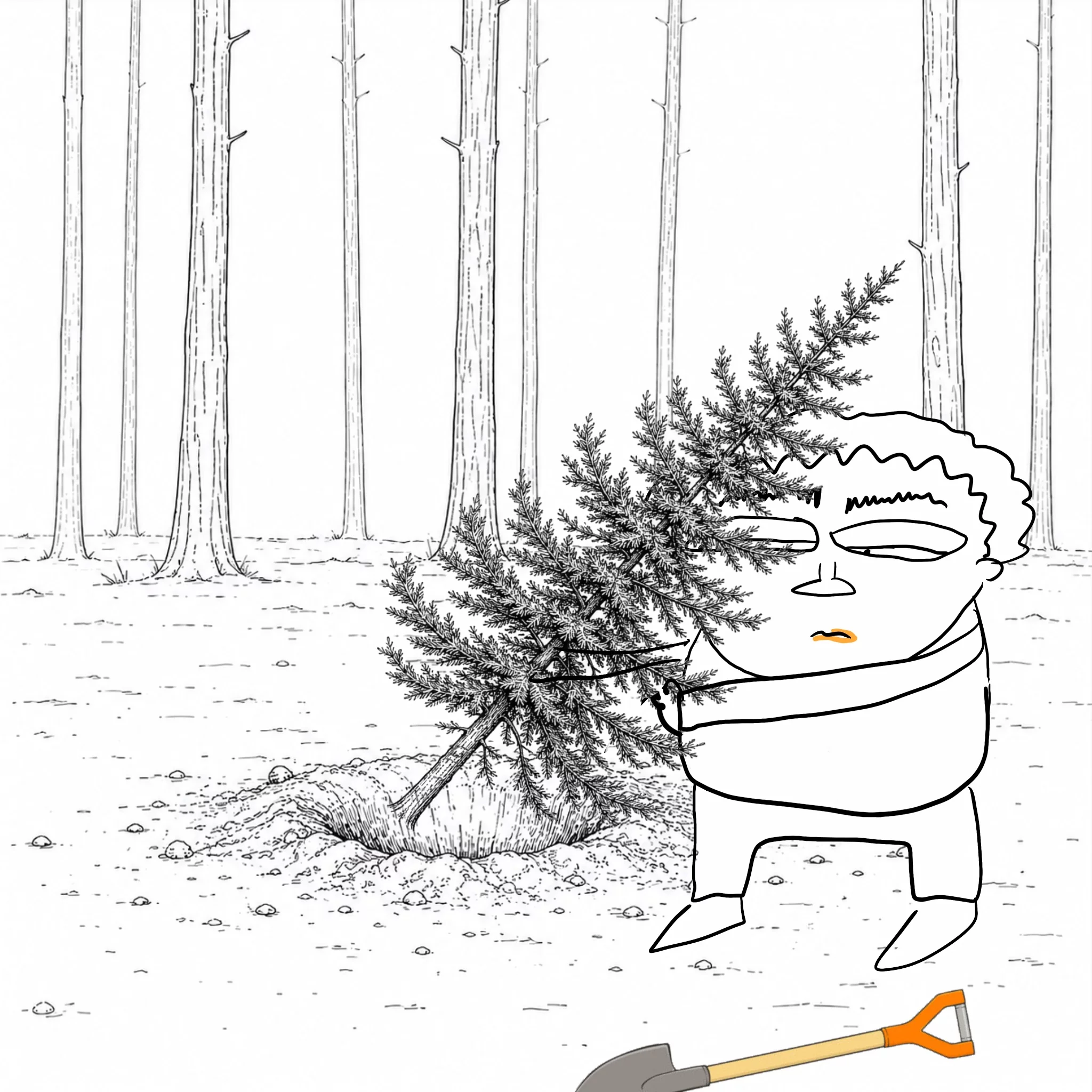 plantar un pino